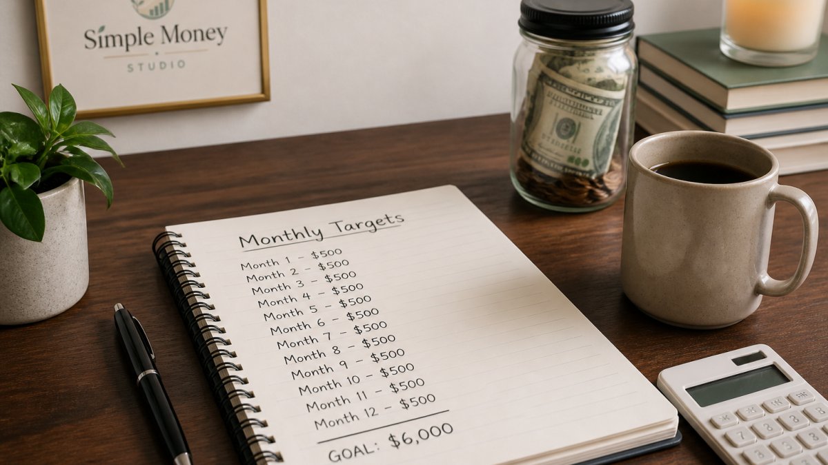 How to Break a Savings Goal Into Monthly Targets