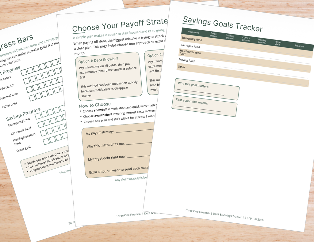 Debt & Savings Tracker