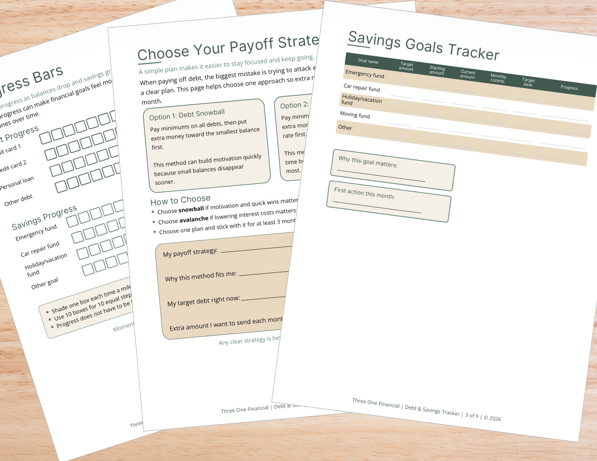 Debt & Savings Tracker